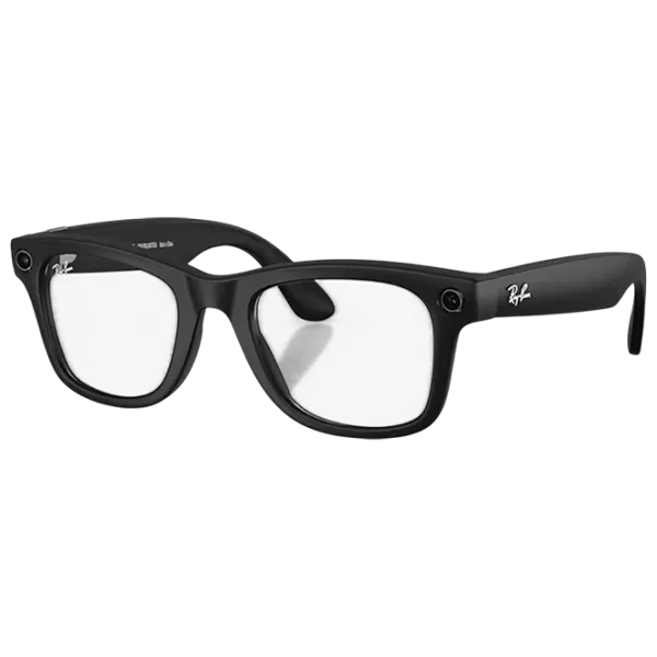 Ochelari smart Ray-Ban Meta Wayfarer Matte black Fără fir / Gray photo 2