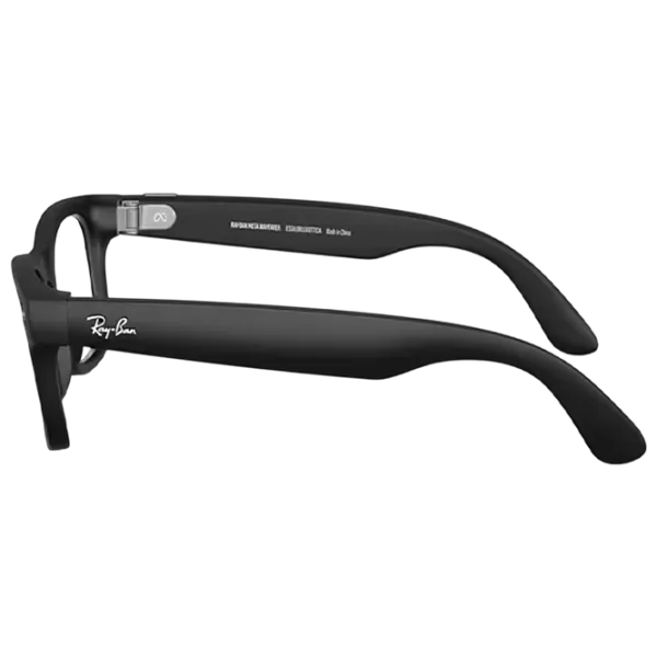 Ochelari smart Ray-Ban Meta Wayfarer Matte black Fără fir / Gray photo 4
