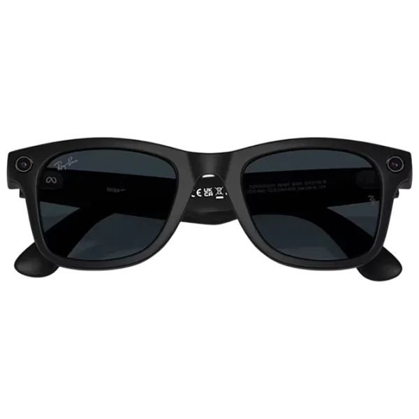Ochelari smart Ray-Ban Meta Wayfarer Matte black Fără fir / Gray photo 5