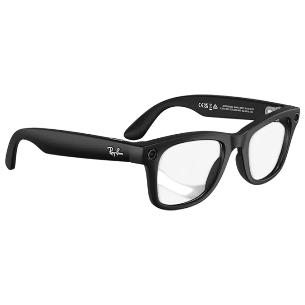 Ochelari smart Ray-Ban Meta Wayfarer Matte black Fără fir / Gray photo 8