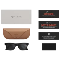 Ochelari smart Ray-Ban Meta Wayfarer Matte black Fără fir / Gray photo 10