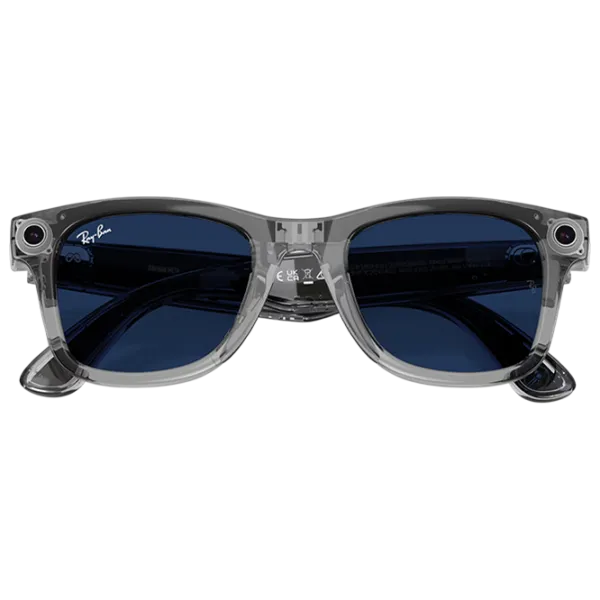 Ochelari smart Ray-Ban Meta Wayfarer Gray Fără fir / Sapphire photo 2