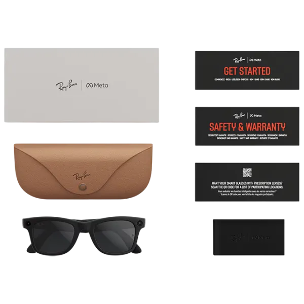 Ochelari smart Ray-Ban Meta Wayfarer Gray Fără fir / Sapphire photo 8