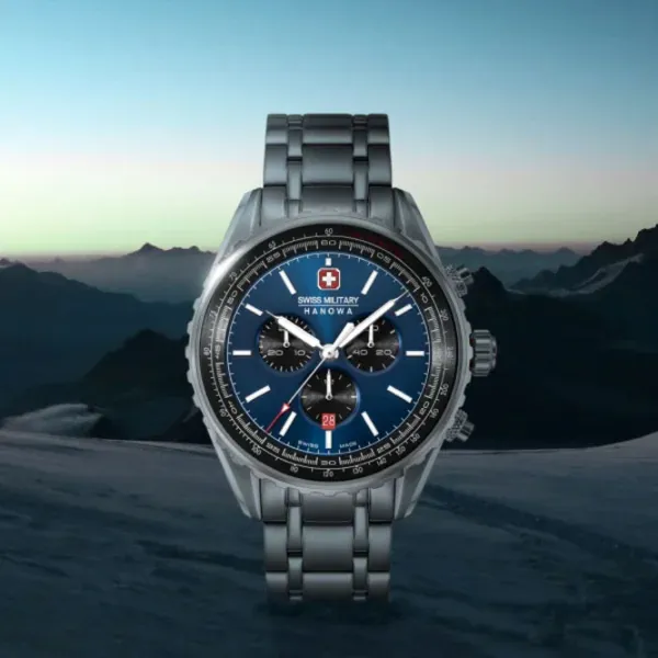 Ceas de mână pentru bărbați Swiss Military Hanowa SMWGI0000308 Cuarț / 44 mm photo 3