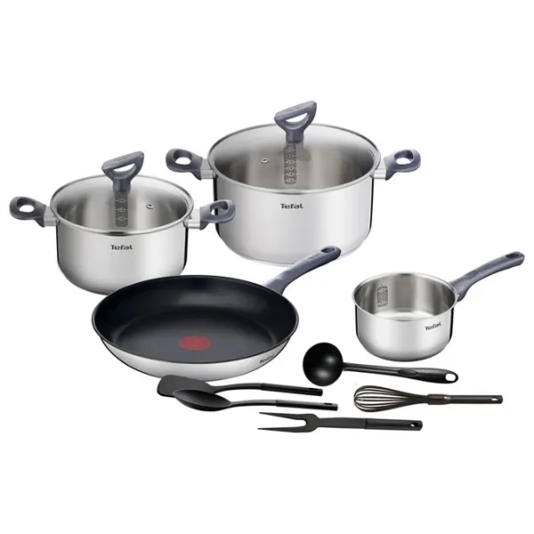 Набор кастрюль Tefal G713SB45 3л Нержавеющая сталь / Нержавеющая сталь photo 1