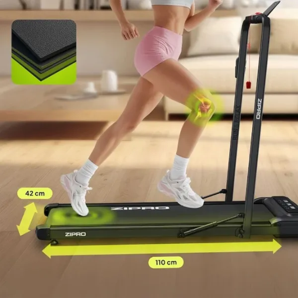 Bandă de alergat Zipro Newlite 12 km/h / 110 kg / Black photo 7