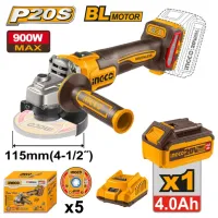 Polizor INGCO CAGLI261521 Unghiular / / Yellow