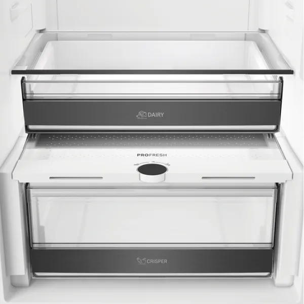 Frigider Whirlpool WHK 22372 W5EA cu congelator jos 370 l / 186.5 cm / White photo 5
