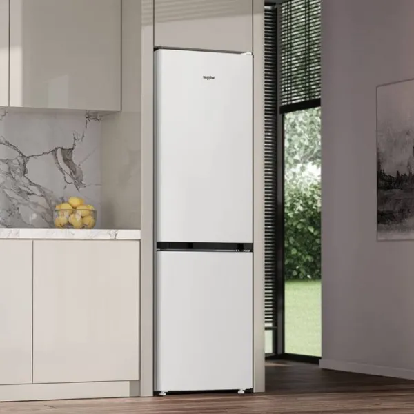 Frigider Whirlpool WHK 22372 W5EA cu congelator jos 370 l / 186.5 cm / White photo 8