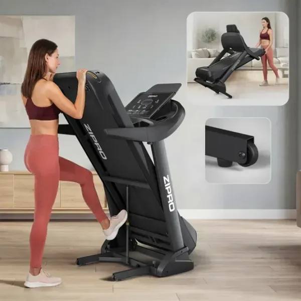 Беговая дорожка Zipro Pacemaker iConsole+ 18 км/ч / 150 кг / Черный photo 11