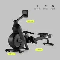 Гребной тренажёр Zipro Power 10 Черный photo 12