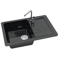 Chiuvetă Marrbaxx Z016Q4 74 x 49 / Piatră artificială / Black photo 3