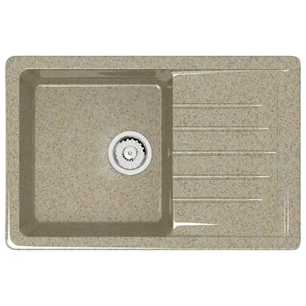 Chiuvetă Marrbaxx Z016Q5 74 x 49 / Piatră artificială / Sand photo 1