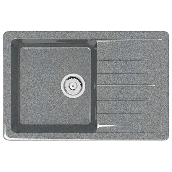 Chiuvetă Marrbaxx Z016Q8 74 x 49 / Piatră artificială / Gray photo 1