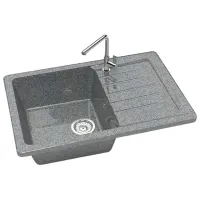 Chiuvetă Marrbaxx Z016Q8 74 x 49 / Piatră artificială / Gray photo 2