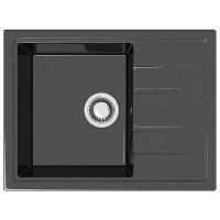 Chiuvetă Marrbaxx Z150Q4 57.5 x 47 / Piatră artificială / Black
