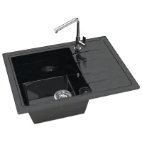 Chiuvetă Marrbaxx Z150Q4 57.5 x 47 / Piatră artificială / Black photo 2