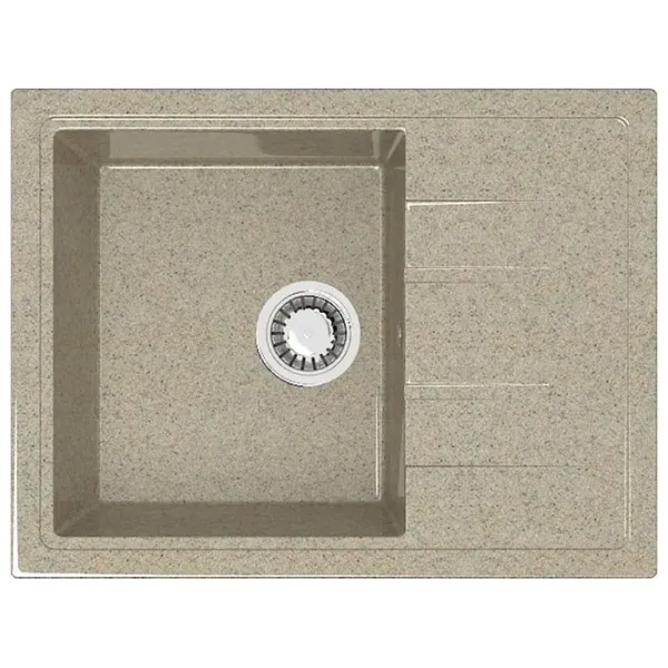 Chiuvetă Marrbaxx Z150Q5 57.5 x 47 / Piatră artificială / Sand photo 1