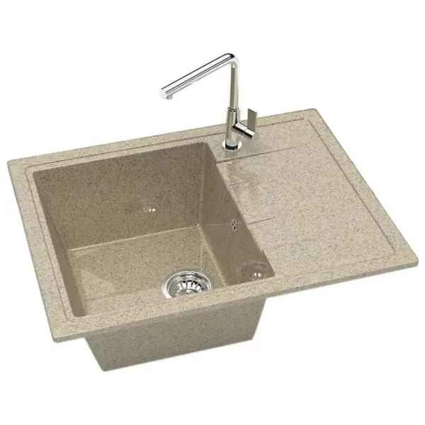Chiuvetă Marrbaxx Z150Q5 57.5 x 47 / Piatră artificială / Sand photo 2
