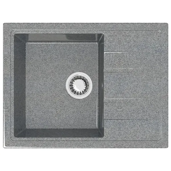 Chiuvetă Marrbaxx Z150Q8 57.5 x 47 / Piatră artificială / Gray photo 1