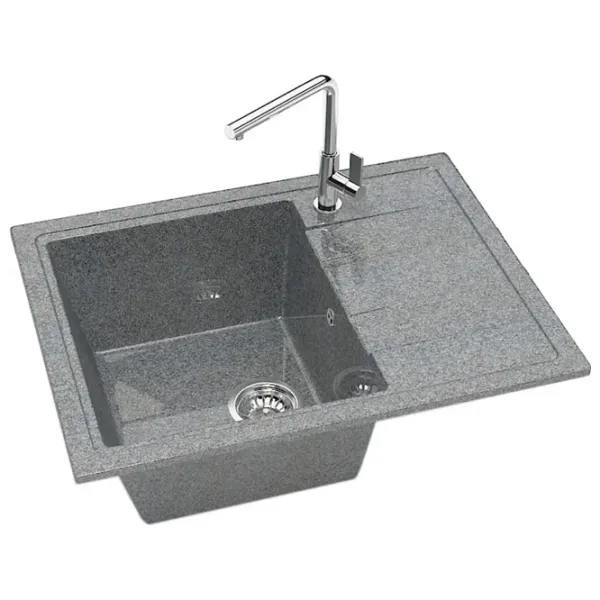 Chiuvetă Marrbaxx Z150Q8 57.5 x 47 / Piatră artificială / Gray photo 2