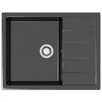 Chiuvetă Marrbaxx Z151Q4 64.5 x 50.5 / Piatră artificială / Black