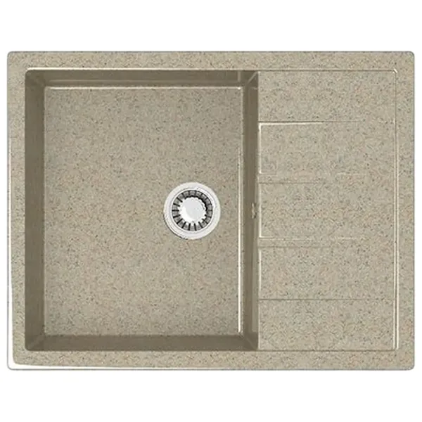 Chiuvetă Marrbaxx Z151Q5 64.5 x 50.5 / Piatră artificială / Sand photo 1