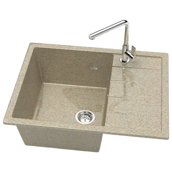 Chiuvetă Marrbaxx Z151Q5 64.5 x 50.5 / Piatră artificială / Sand photo 3
