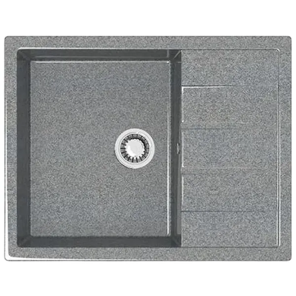 Chiuvetă Marrbaxx Z151Q8 64.5 x 50.5 / Piatră artificială / Gray photo 1
