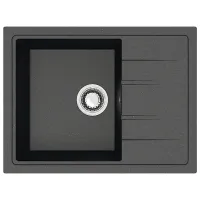 Chiuvetă Marrbaxx F150Q4 57.5 x 47 / Piatră artificială / Black