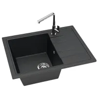 Chiuvetă Marrbaxx F150Q4 57.5 x 47 / Piatră artificială / Black photo 2