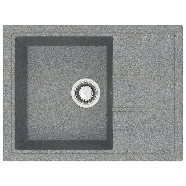 Chiuvetă Marrbaxx F150Q8 57.5 x 47 / Piatră artificială / Gray photo 1