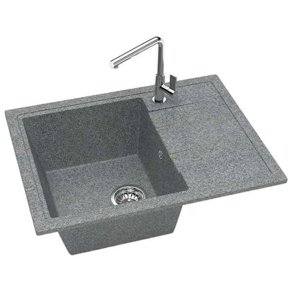 Chiuvetă Marrbaxx F150Q8 57.5 x 47 / Piatră artificială / Gray photo 2