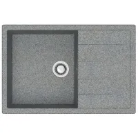 Chiuvetă Marrbaxx F161Q8 75 x 50.5 / Piatră artificială / Gray