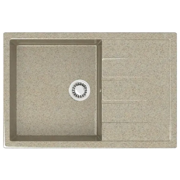 Chiuvetă Marrbaxx Z161Q5 75 x 50.5 / Piatră artificială / Sand photo 1