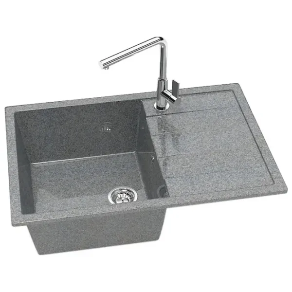 Chiuvetă Marrbaxx Z161Q8 75 x 50.5 / Piatră artificială / Gray photo 3