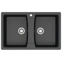 Chiuvetă Marrbaxx F026Q4 78 x 50 / Piatră artificială / Black