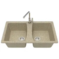 Chiuvetă Marrbaxx F026Q5 78 x 50 / Piatră artificială / Sand photo 3