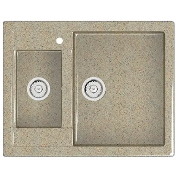 Chiuvetă Marrbaxx Z019Q5 60.5 x 49 / Piatră artificială / Sand photo 2