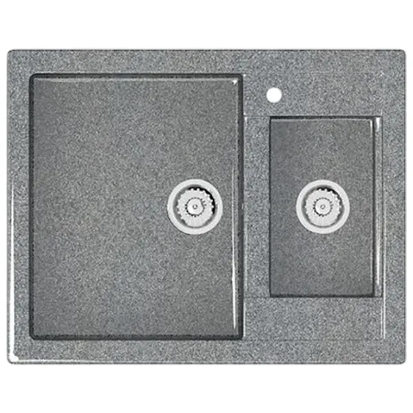 Chiuvetă Marrbaxx Z019Q8 60.5 x 49 / Piatră artificială / Gray photo 1