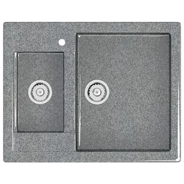 Chiuvetă Marrbaxx Z019Q8 60.5 x 49 / Piatră artificială / Gray photo 2
