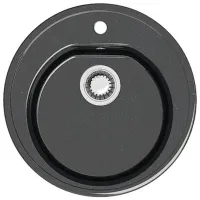 Chiuvetă Marrbaxx Z003Q4 51 x 51 / Piatră artificială / Black