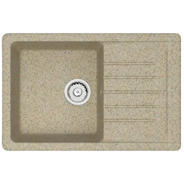 Chiuvetă Marrbaxx F016Q5 74 x 49 / Piatră artificială / Sand photo 1