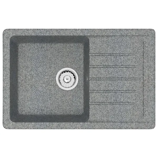 Chiuvetă Marrbaxx F016Q8 74 x 49 / Piatră artificială / Gray photo 1