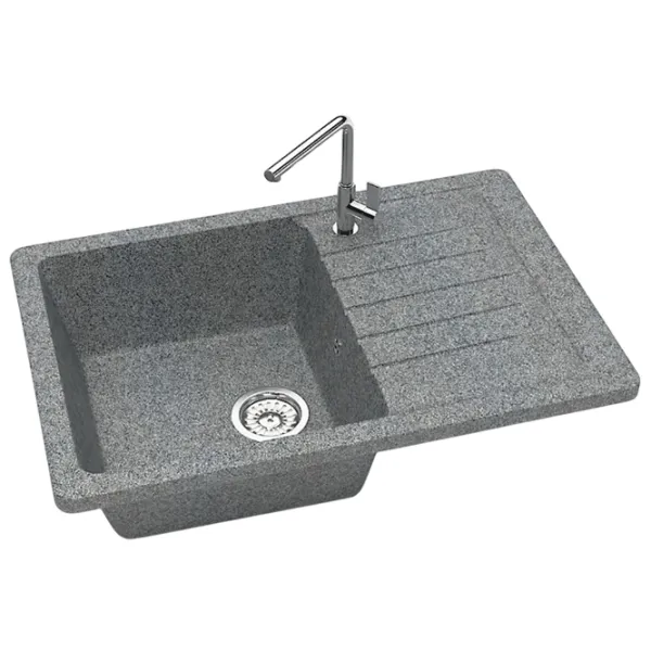 Chiuvetă Marrbaxx F016Q8 74 x 49 / Piatră artificială / Gray photo 2