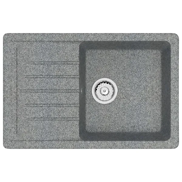 Chiuvetă Marrbaxx F016Q8 74 x 49 / Piatră artificială / Gray photo 3