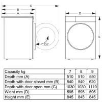 Mașină de uscat rufe Gorenje DG2P8D 8 kg/ White photo 12