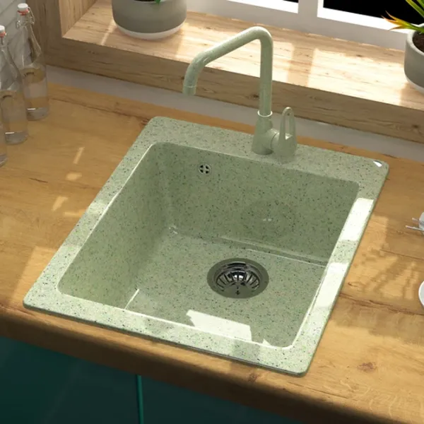 Chiuvetă Marrbaxx Z008Q8 50 x 42.5 / Piatră artificială / Gray photo 5