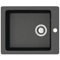 Chiuvetă Marrbaxx F008Q4 50 x 42.5 / Piatră artificială / Black photo 2
