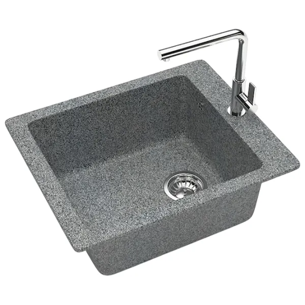 Chiuvetă Marrbaxx F008Q8 50 x 42.5 / Piatră artificială / Gray photo 3